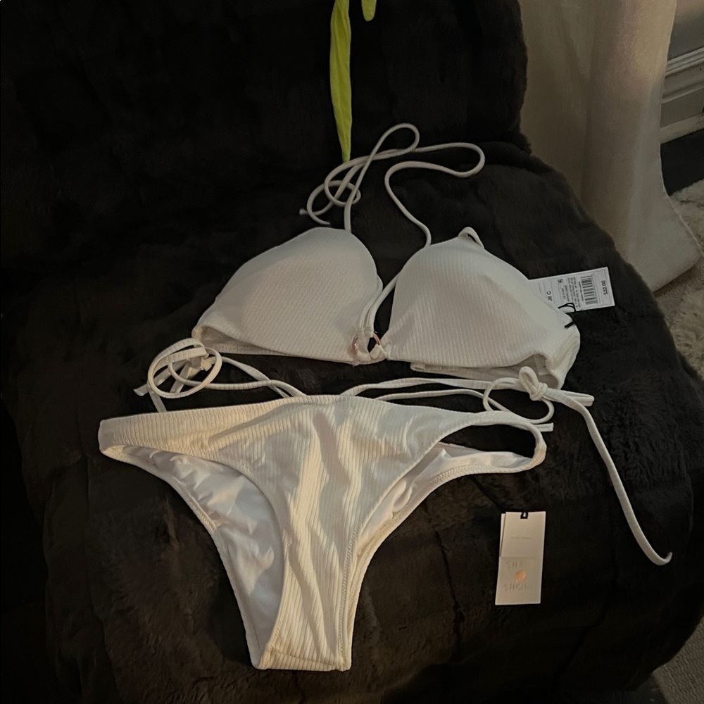 Shade & Shore White Bikini Set